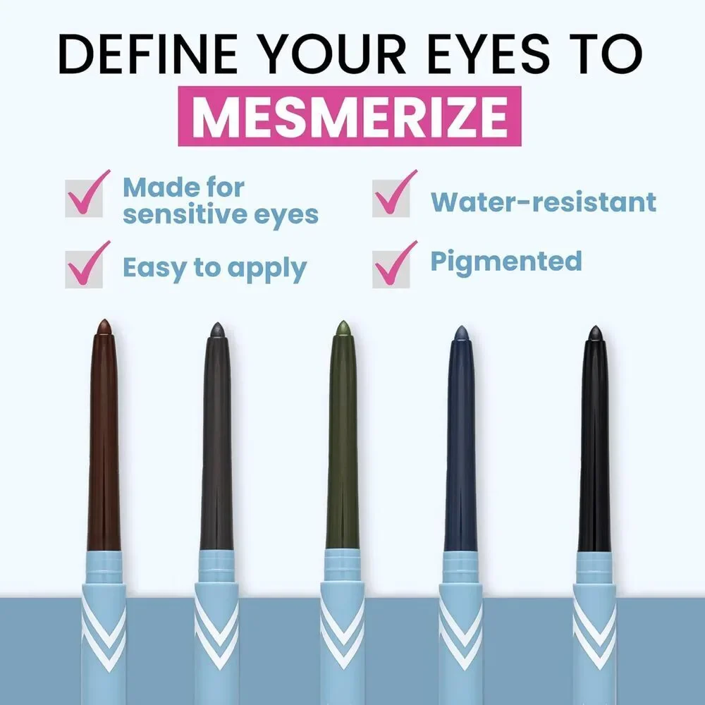 PrimeEyes Eyeliner Black Women's Mature Skin Water Resistant Long Stay Gel